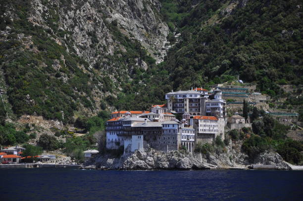 istock Athos - Holy Mountain in Greece with ancient monasteries 1189153305
