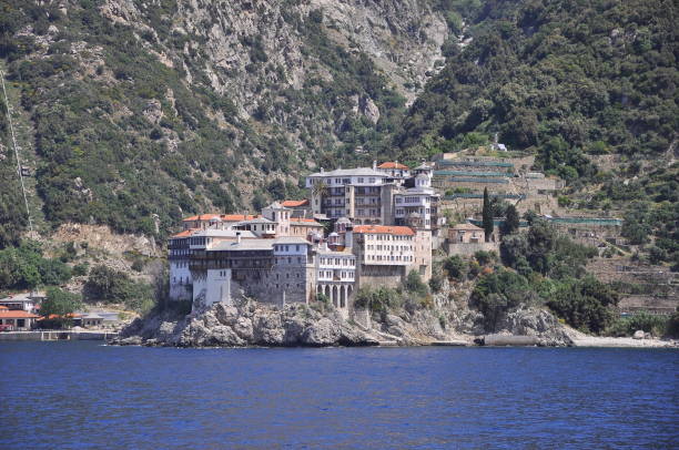 istock Athos - Holy Mountain in Greece with ancient monasteries 1189153313