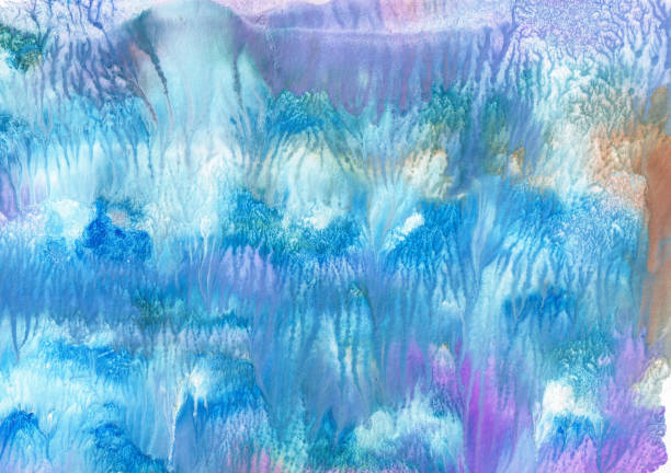 istock Abstract hand-made pattern, multi-colored background, imitation oil painting 1189153951