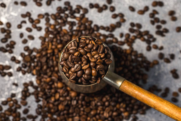 istock aroma coffee beans on burlap background for your text 1189155909