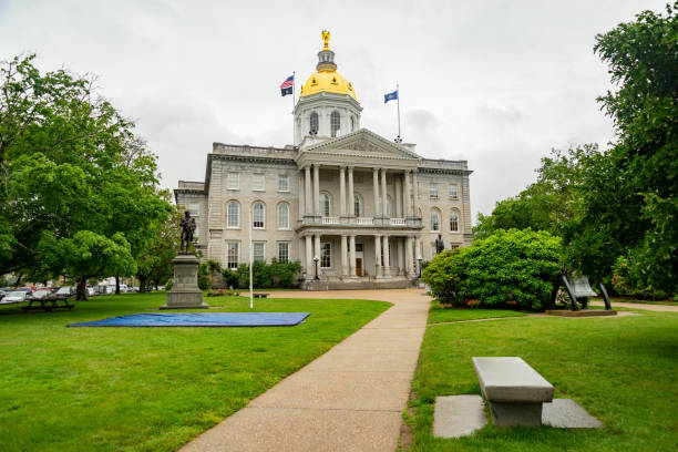 New Hampshire State House capitol building in Concord New Hampshire State House capitol building in Concord NH. concord new hampshire stock pictures, royalty-free photos & images