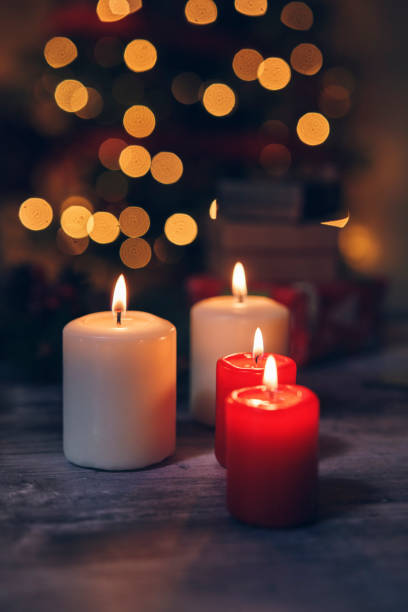 istock Christmas Presents and Holiday Lights 1189162795