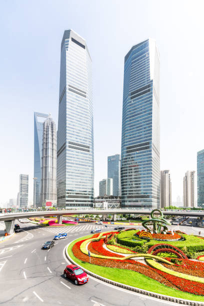 istock Inner city road, Shanghai, China 1189162861