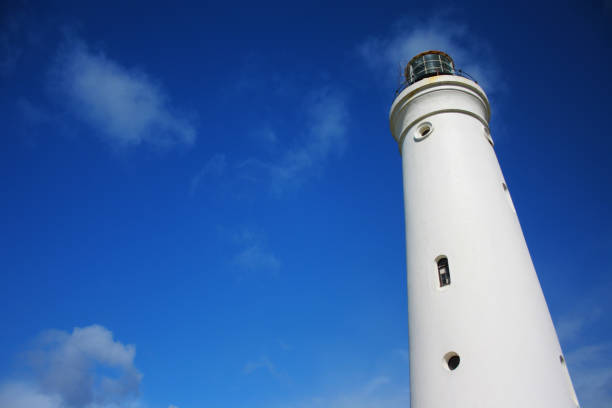 istock View of a lighthouse and blue sky 1189164310