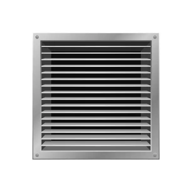 Vector illustration of Bathroom ventilation vector design illustration isolated on white background
