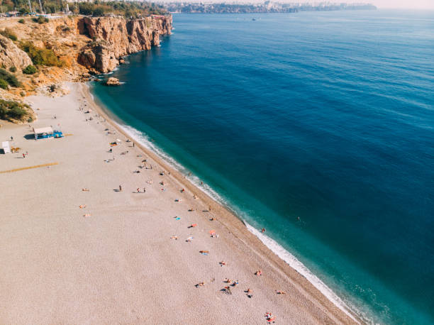 istock Aerial View Konyaalti Beach at Antalya Turkey 1189177404
