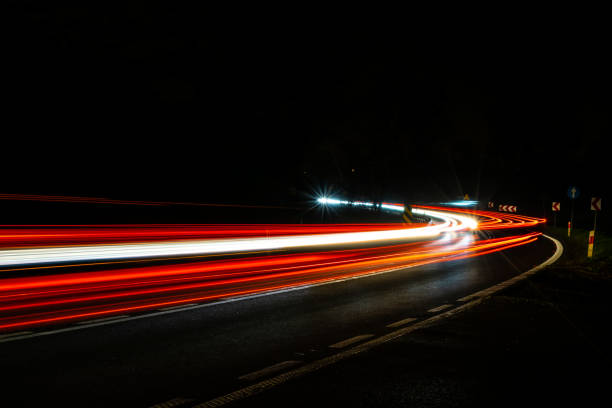 istock lights of cars with night 1189177464