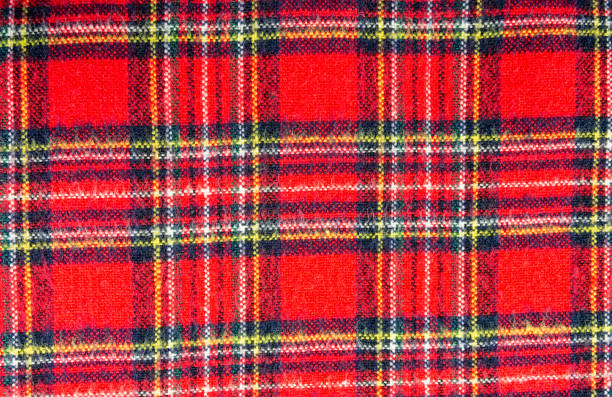 istock Tartan - a material with a classic Scottish pattern. Pattern consisting of criss-crossed horizontal and vertical bands in multiple colours. 1189180957