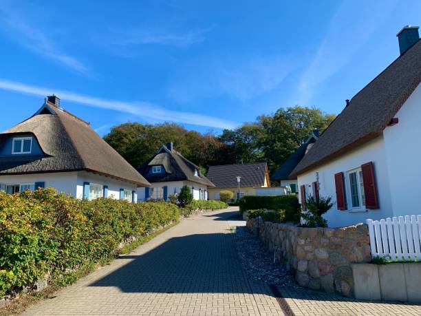istock Houses with thatched roofs 1189181967