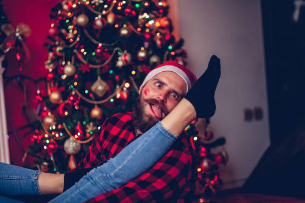 istock Beautiful couple celebrating 1189182231