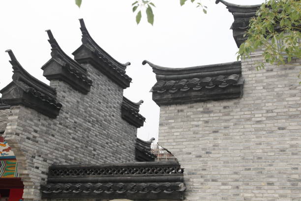 istock Ningbo style chinese ancient buildings 1189183533