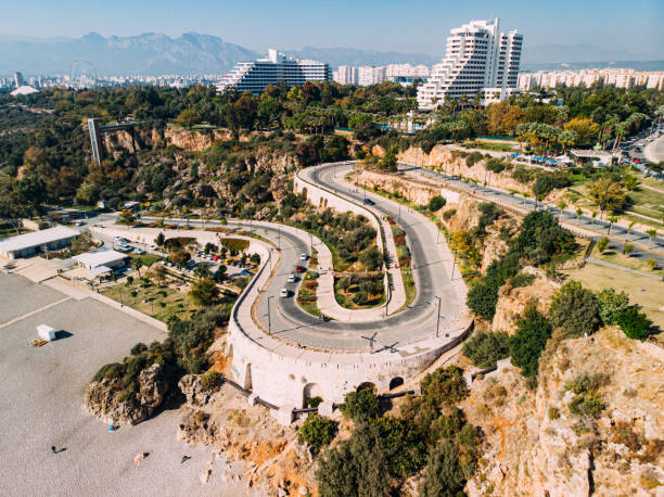 Aerial View Konyaalti Variant at Antalya Turkey