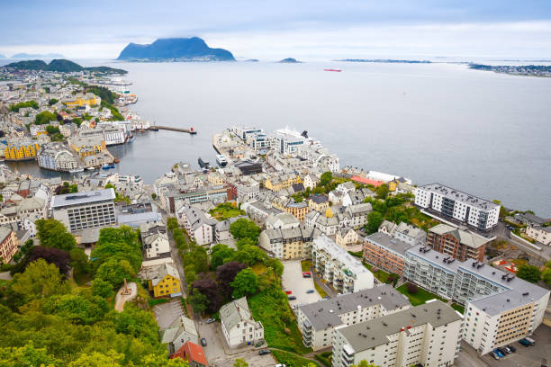 istock Alesund city in Norway 1189185089