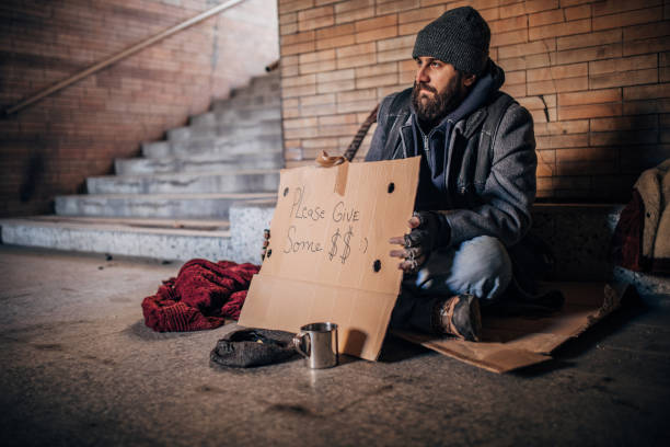 istock Adult man begging for help 1189188205