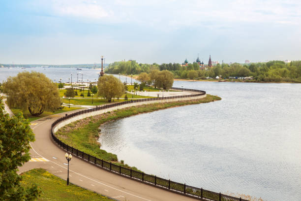 istock Confluence of the Volga and Kotorosl rivers 1189189882