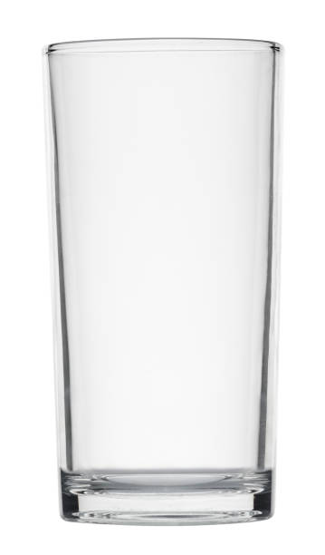 istock one empty glass for water or any drink isolated on white background 1189195899