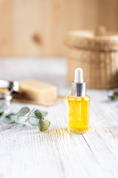 istock homemade cosmetics, close-up oil 1189205392