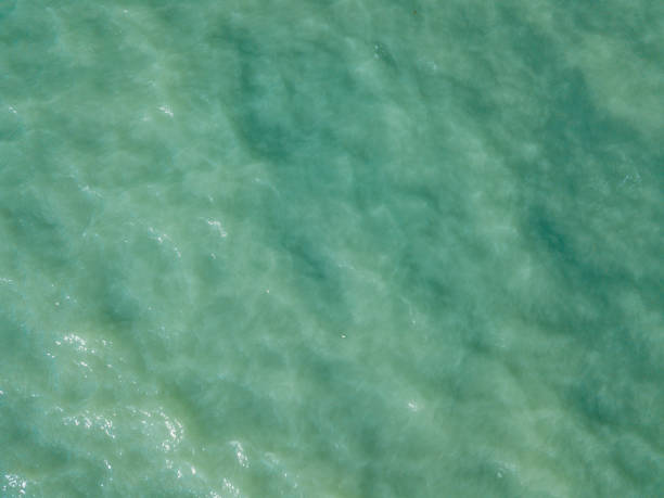 istock Aerial view of turquoise waves, water surface texture 1189208353