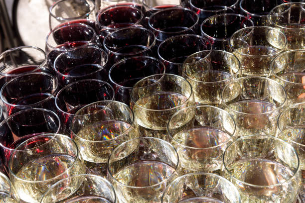 istock white and red wine glasses for party 1189215821