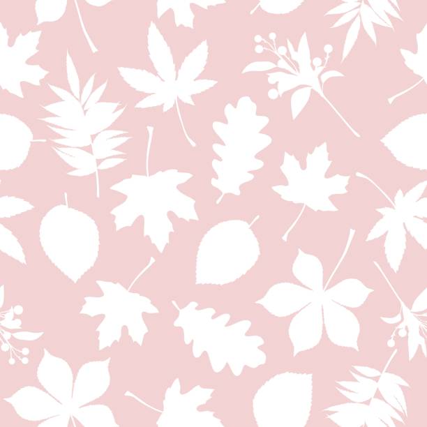 stockillustraties, clipart, cartoons en iconen met naadloze patroon herfst bladeren - staghorn sumac