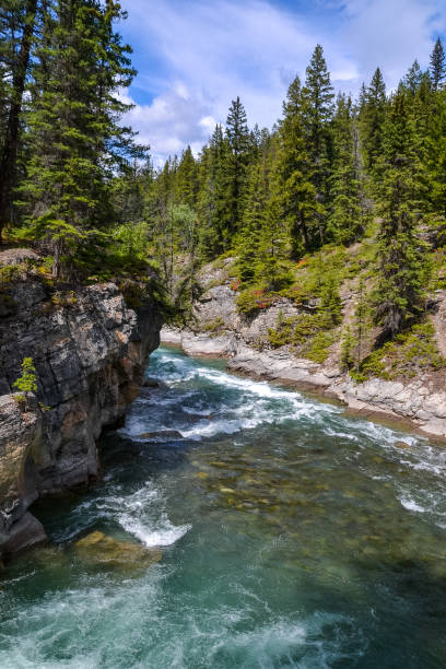 istock River Flowing through the Rocky Canyon 1189229404
