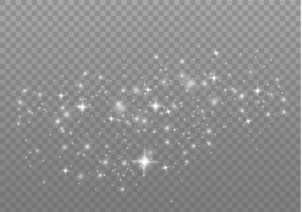illustrations, cliparts, dessins animés et icônes de étincelles blanches de noel - étoiles