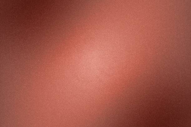 istock Glowing dark red foil metallic wall surface, abstract texture background 1189237856