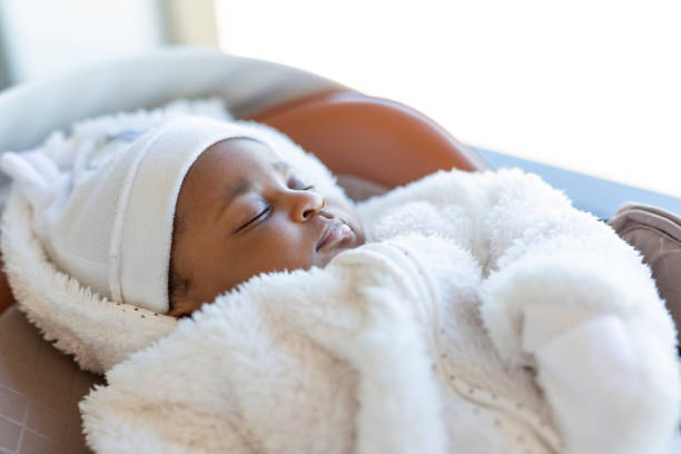 Sleeping Baby African Girl
