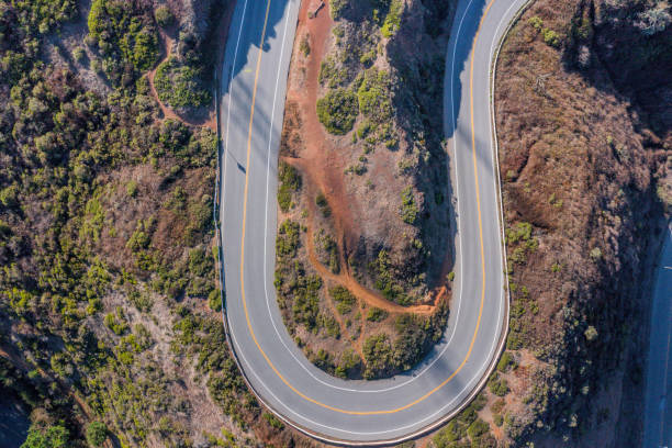 istock Birds Eye View of Winding Road 1189241044