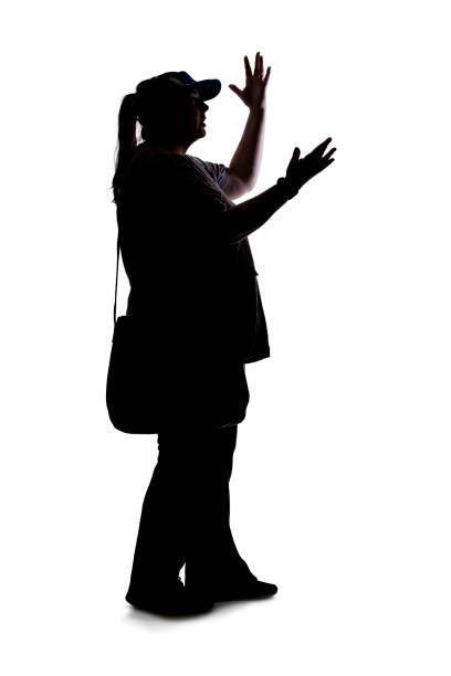 istock Silhouette of a Curvy Woman Looking Angry 1189264937