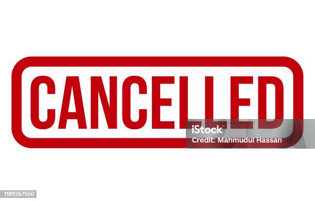 Cancelada Sticker Vetores de Carimbo De Borracha Cancelado Ilustração Cancelada Do Vetor ...