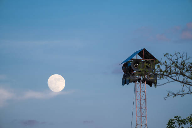 istock An beautiful moon whit blue sky 1189270525