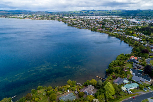 istock Rotorua Aerial View 1189272834