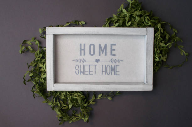 istock Wall decor. Home sweet home poster 1189273837