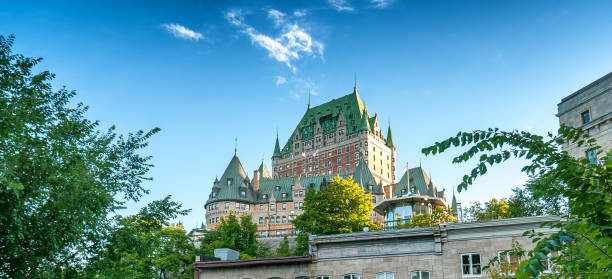 istock Hotel de Frontenac. Beautiful view of Quebec City Castle 1189285404