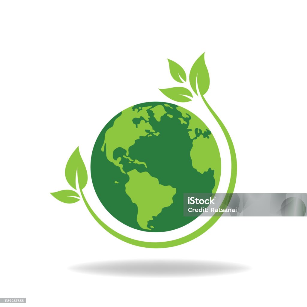 die Welt retten - Lizenzfrei Planet Erde Vektorgrafik