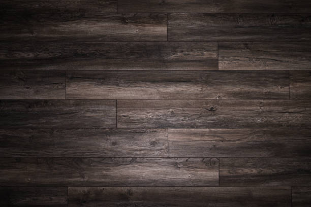 istock Dark natural wood background 1189287936
