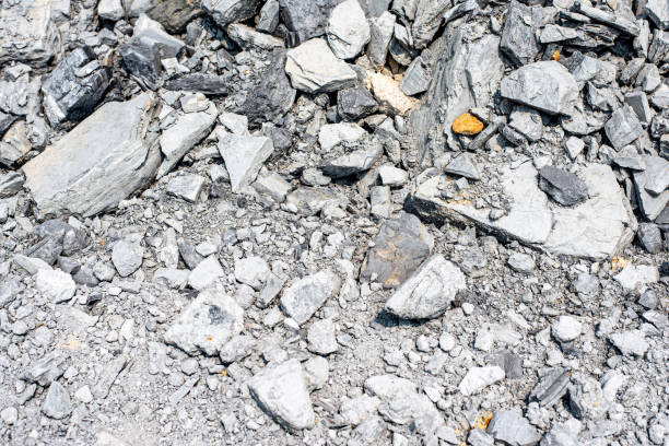 istock Coarse gravel - crushed stone background 1189289123