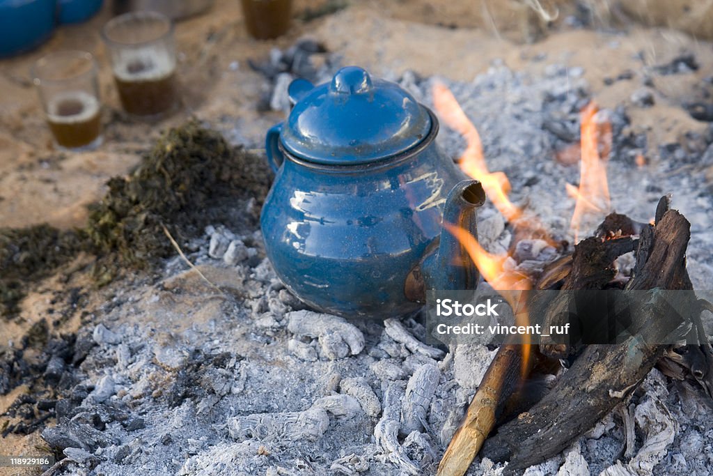 Traditioneller arabischer Tee - Lizenzfrei Tee - Warmes Getränk Stock-Foto