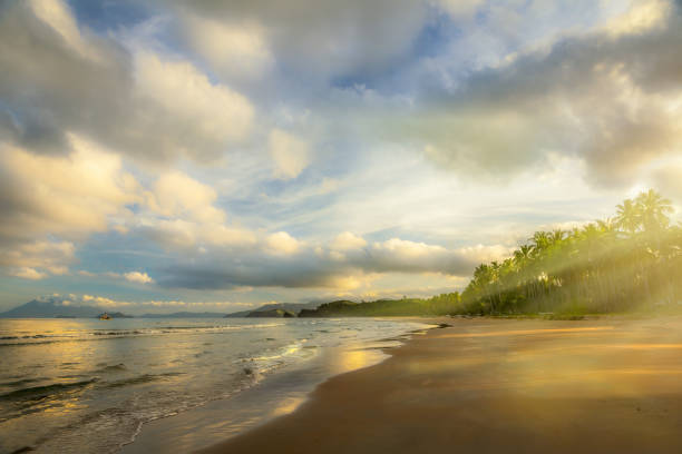 Beautiful landscape in the islands - Martinique beach
