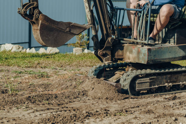 istock Excavator mechanical part for digging  for construction.