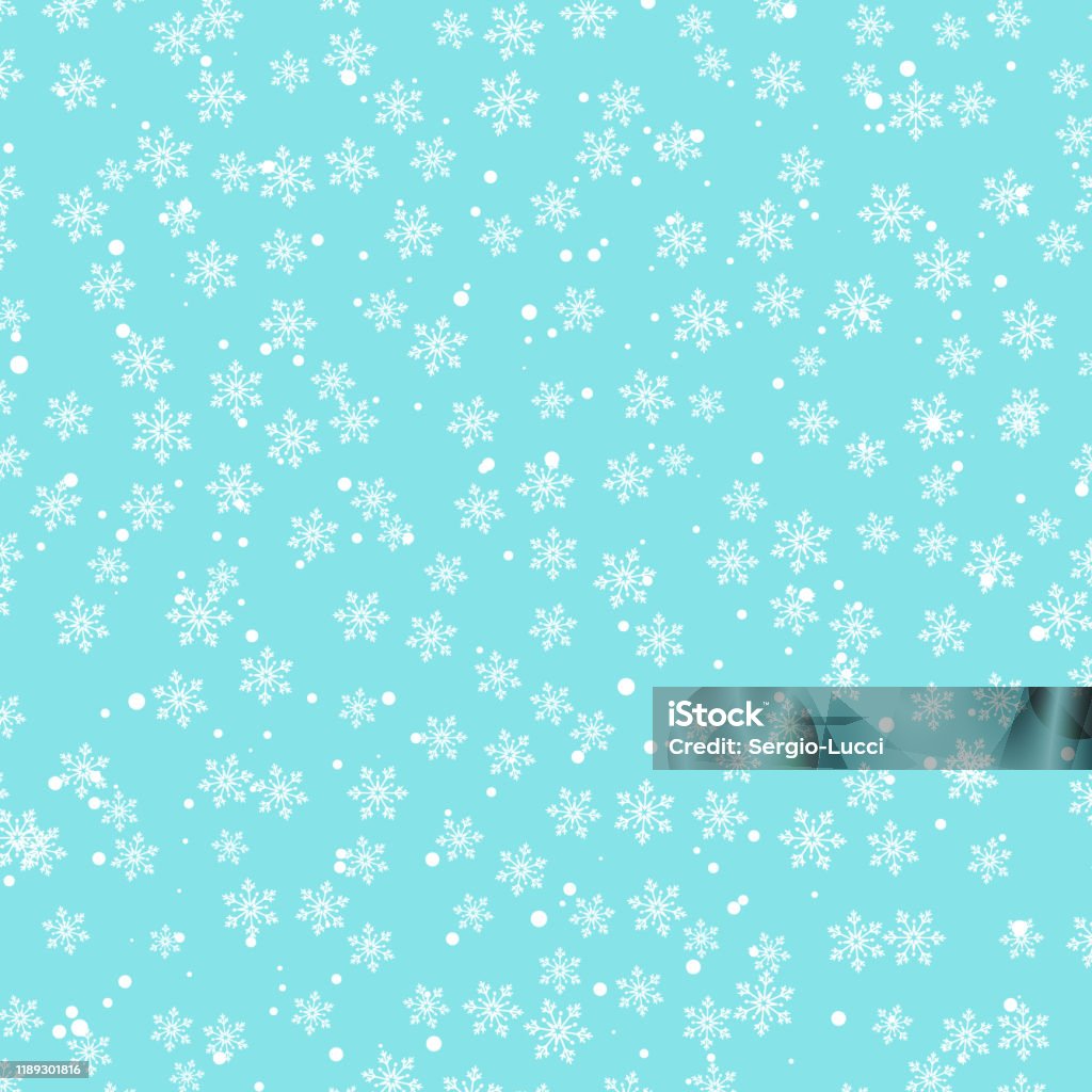 Snow Pattern Vector Background Snow Pattern Vector Illustration Falling Snow Stock Illustration ...