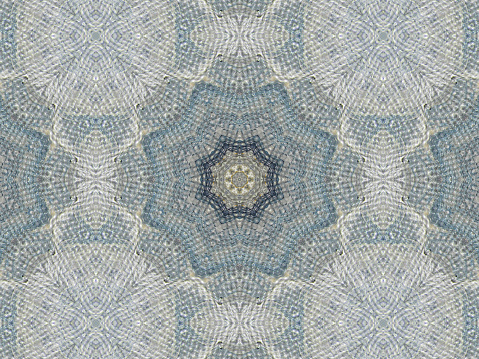 Oriental kaleidoscope fractal. Abstract background.
