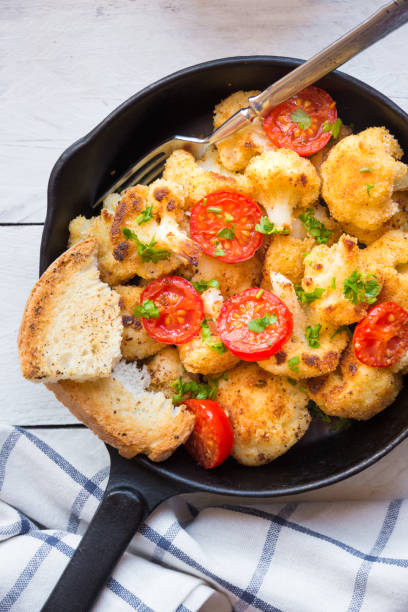 istock Cooked cauliflower, a healthy vegetarian dish 1189310373