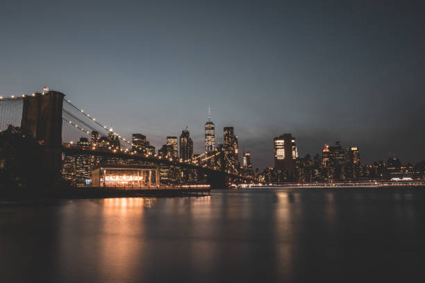 istock Night view Skyline New York 1189315232