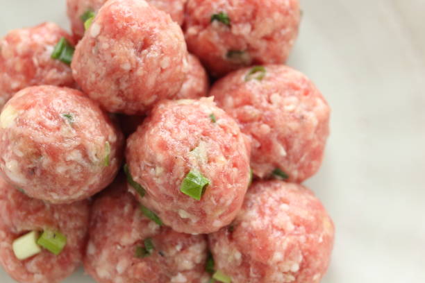 istock Homemade Chinese meat ball 1189320123