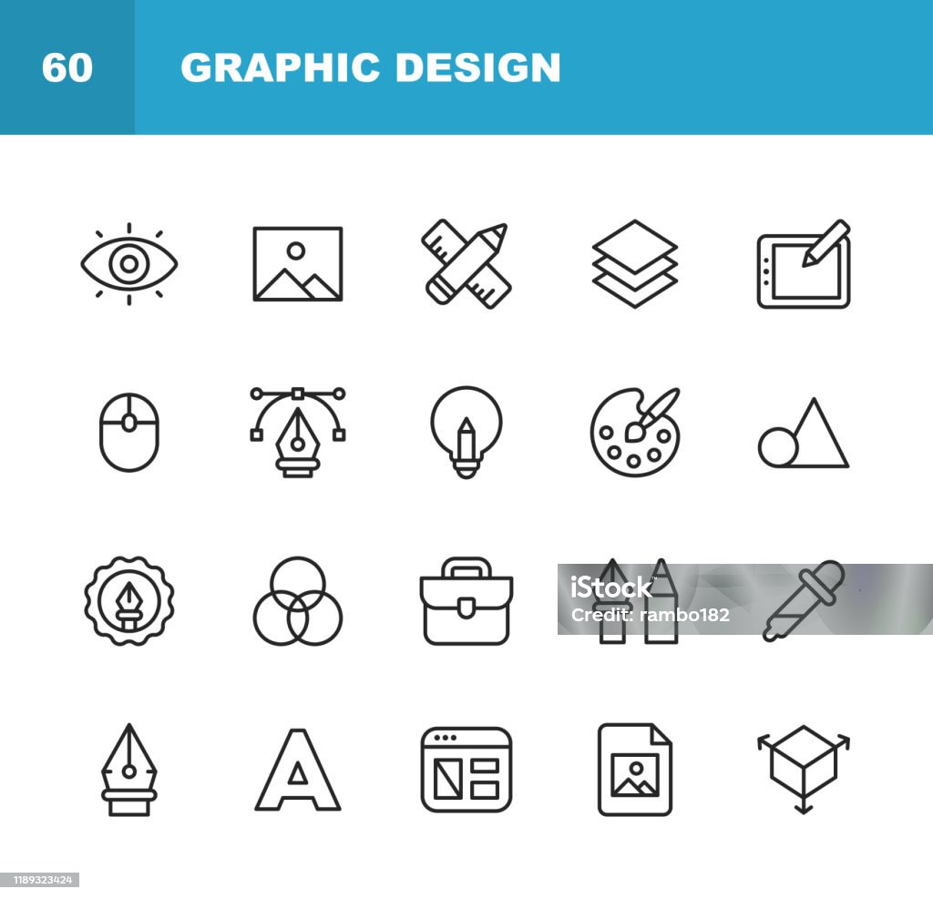 Ilustración de Iconos De Línea De Diseño Gráfico Y Creatividad Trazo Editable Píxel Perfecto Para Móviles Y Web Contiene Iconos Como Creatividad Diseño Diseño De Aplicaciones Móviles Herramientas De Arte Tableta De Ilustración de Iconos De Línea De Diseño Gráfico Y Creatividad Trazo Editable Píxel Perfecto Para Móviles Y Web Contiene Iconos Como Creatividad Diseño Diseño De Aplicaciones Móviles Herramientas De Arte Tableta De