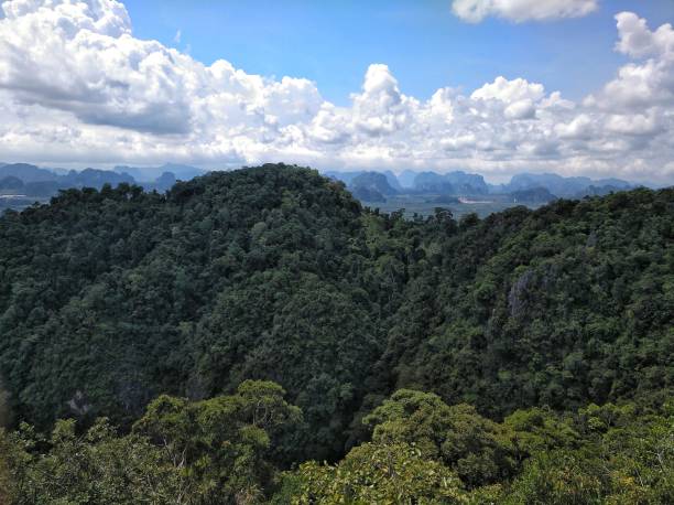 istock Landscape view from Tiger Cave in Krabi, Thailand 1189324337