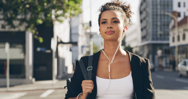 istock Just your average city girl 1189325145