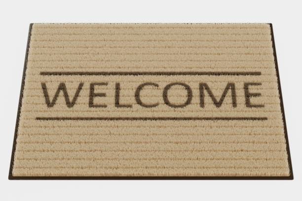 istock Realistic 3d Render of Door Mat 1189325177